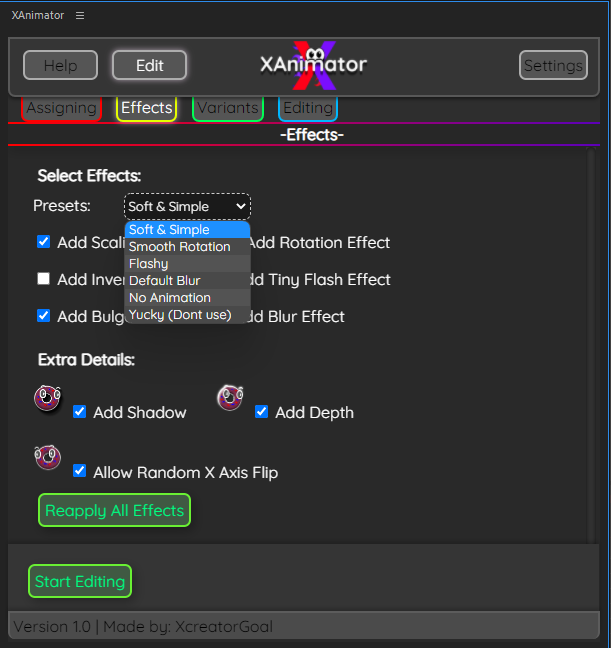 XAnimator (Windows)